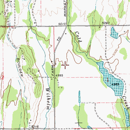 Topographic Map of Hollenbeak Dam, ID