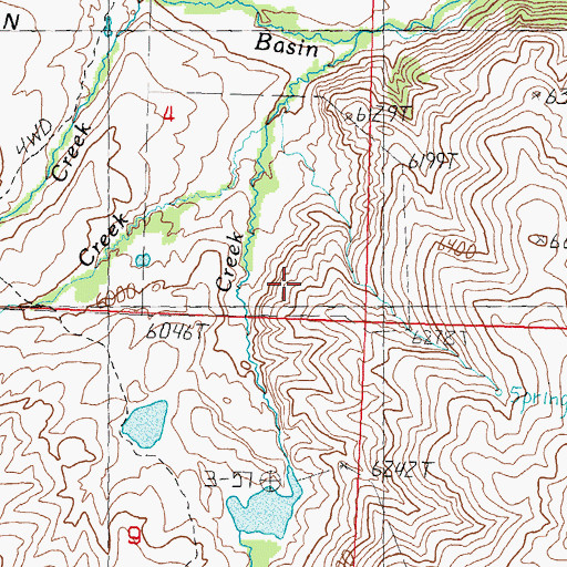 Topographic Map of Armstrong Dam, ID