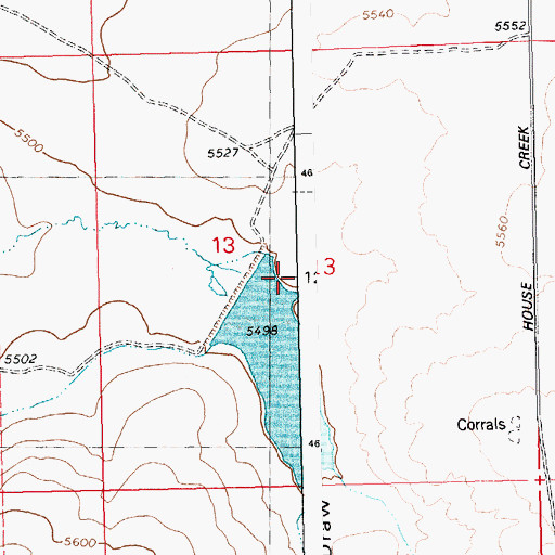 Topographic Map of Heil Dam, ID