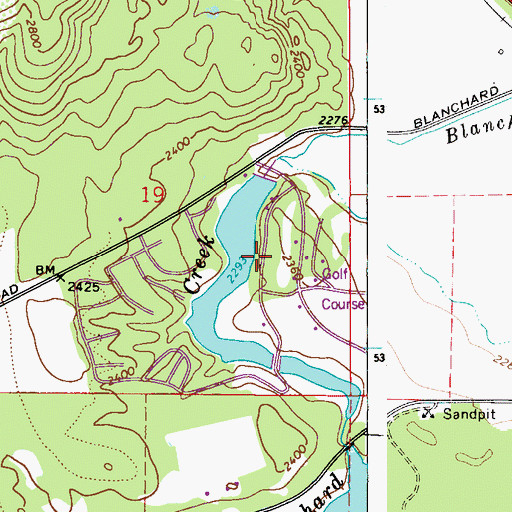 Topographic Map of Stoneridge Dam, ID