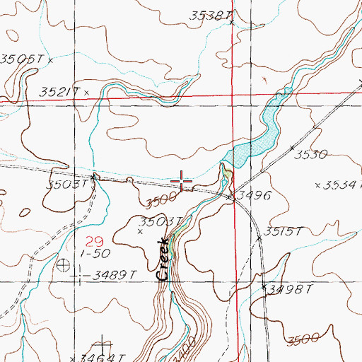 Topographic Map of Trail Diversion Dam, ID