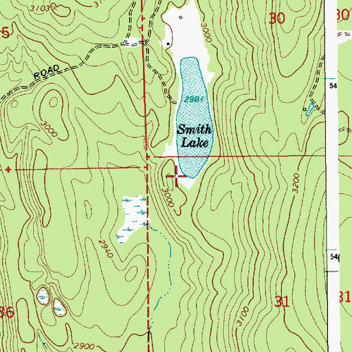 Topographic Map of Nixon Number One Dam, ID