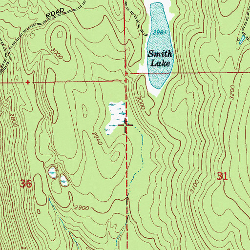 Topographic Map of Nixon Number Two Dam, ID