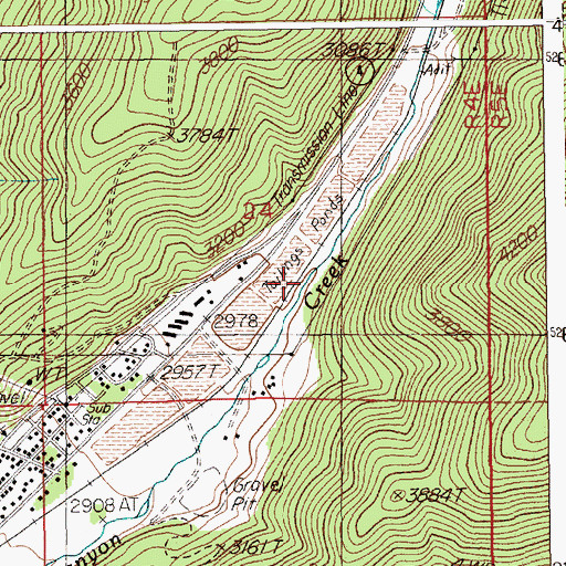 Topographic Map of Star Tailings Number Two Dam, ID