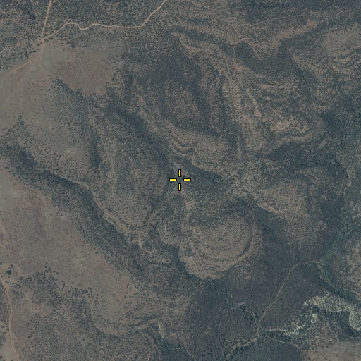 Aerial/Satellite Image of Wolf Spring, AZ