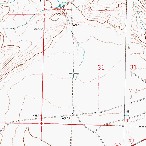 Topographic Map of Park Dam, ID