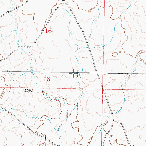 Topographic Map of Twin Buttes Number One Dam, ID