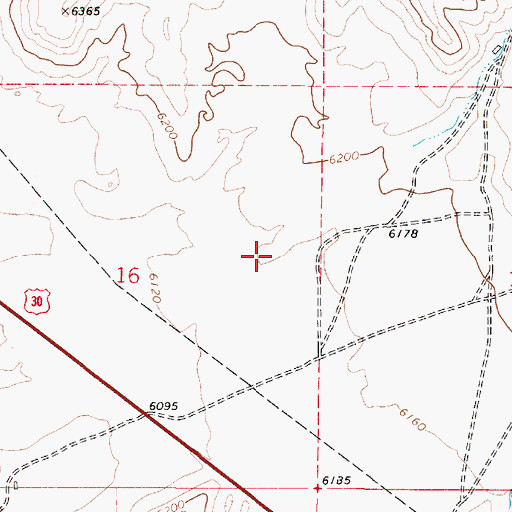 Topographic Map of Stewart Ranch Dam, ID