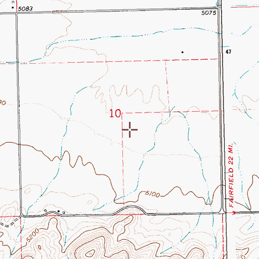 Topographic Map of Olson Dam, ID
