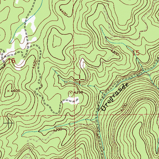 Topographic Map of Fred Forsman (historical), ID