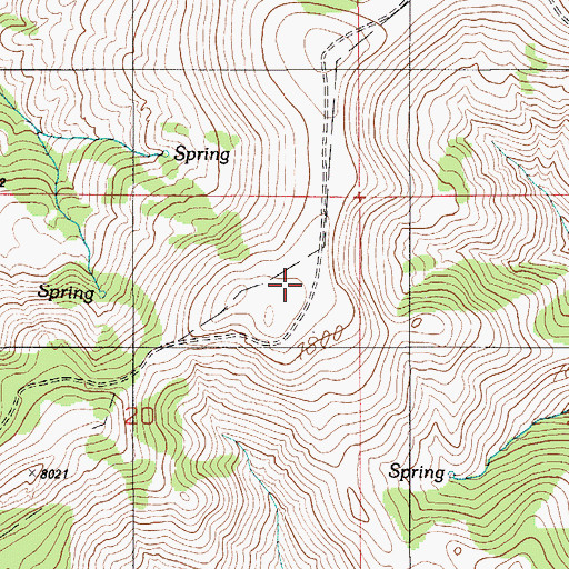 Topographic Map of Empire City (historical), ID