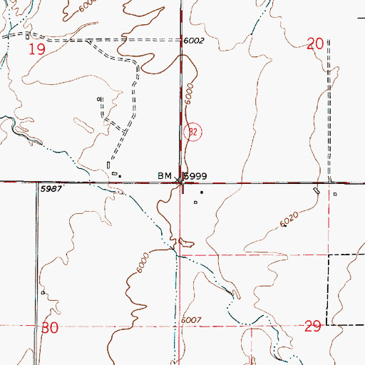 Topographic Map of Haden (historical), ID
