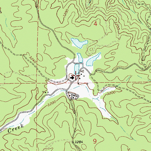 Topographic Map of Johnson, ID