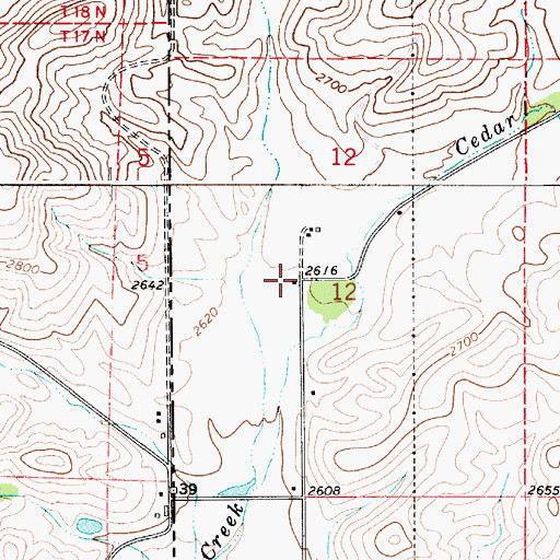 Topographic Map of Jamestown (historical), ID