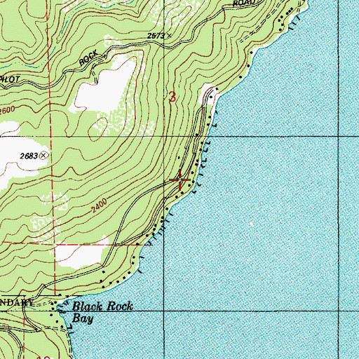 Topographic Map of Len Landing, ID