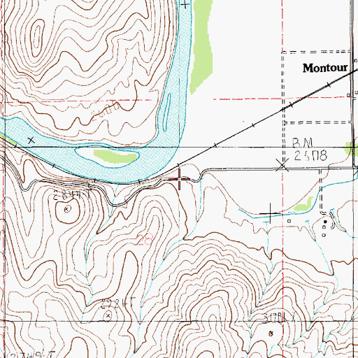 Topographic Map of Marsh (historical), ID