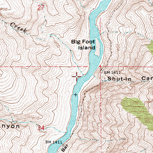 Topographic Map of McCully Gulch, ID