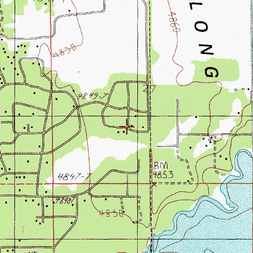 Topographic Map of MacGregor (historical), ID