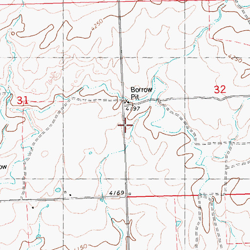 Topographic Map of Lincoln Canal, ID