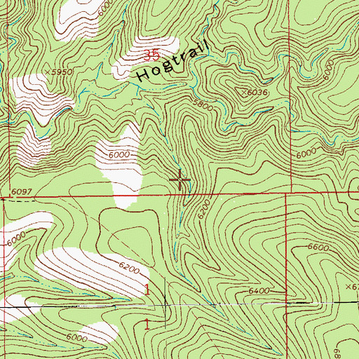 Topographic Map of Black Mountain Tank, AZ