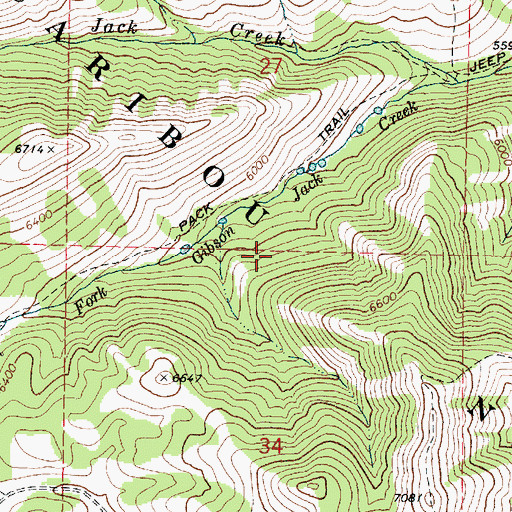 Topographic Map of Pocatello Game Preserve, ID