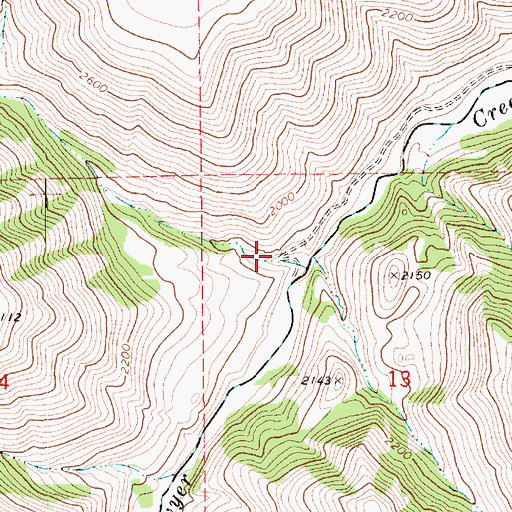 Topographic Map of Syron Draw, ID