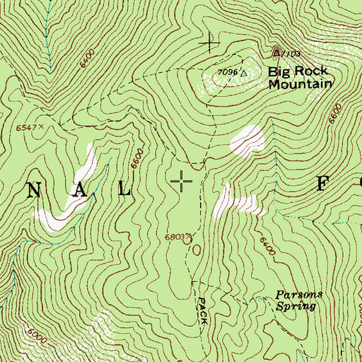 Topographic Map of Sixtytwo Ranger Station, ID