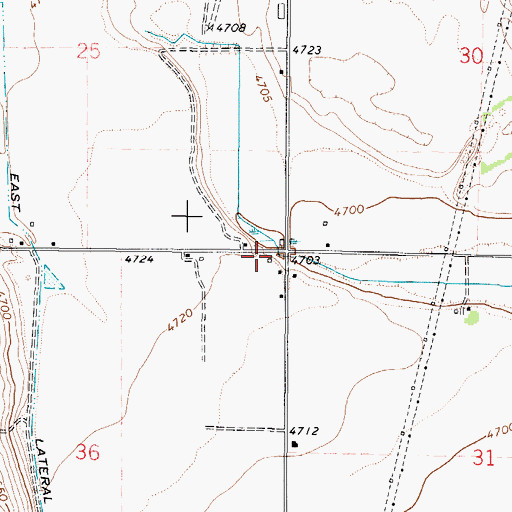 Topographic Map of Silver Star, ID