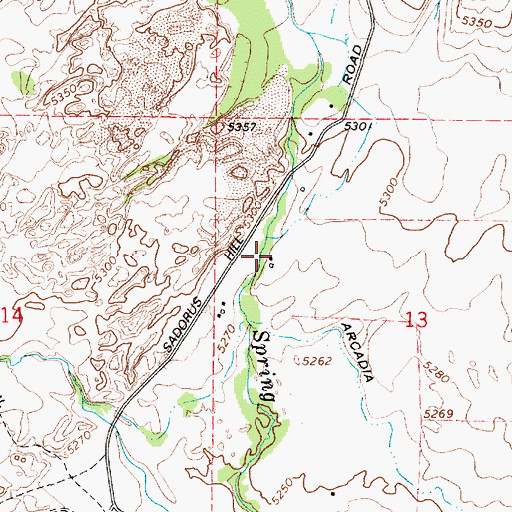Topographic Map of Sarilda, ID