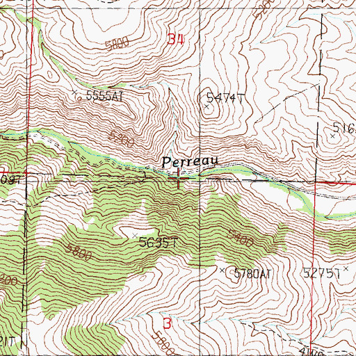 Topographic Map of Tormay Creek, ID