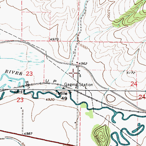 Topographic Map of Topaz (historical), ID