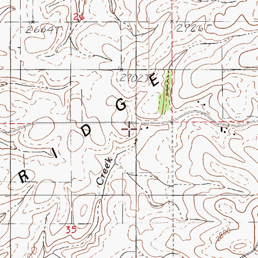 Topographic Map of Taney (historical), ID