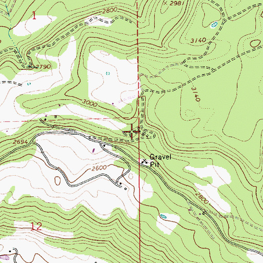 Topographic Map of Brunning, ID