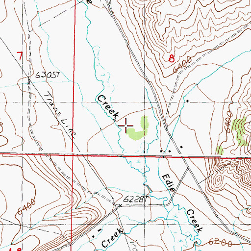 Topographic Map of Argora, ID