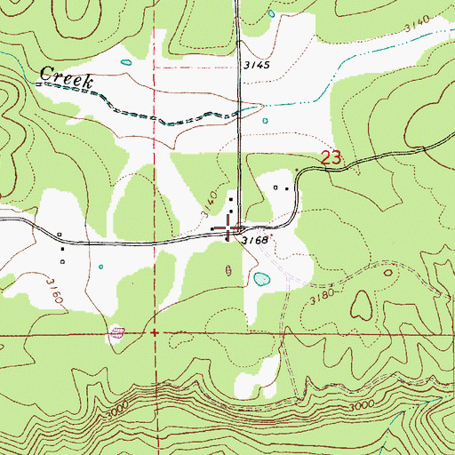 Topographic Map of Cooper, ID
