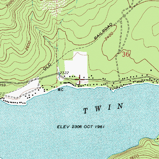 Topographic Map of Fir Grove, ID