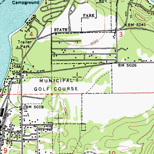 Topographic Map of Yorks Ranch (historical), ID
