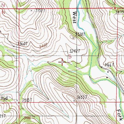 Topographic Map of Dale (historical), ID