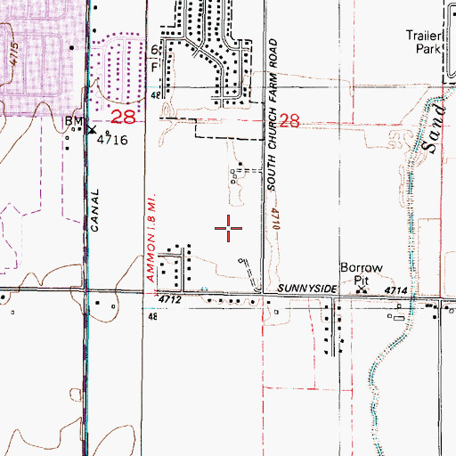 Topographic Map of Western Rehabilitation Institute, ID