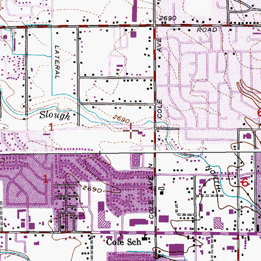 Topographic Map of Northview Hospital, ID