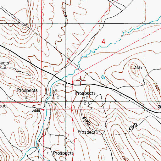 Topographic Map of Sommercamp, ID