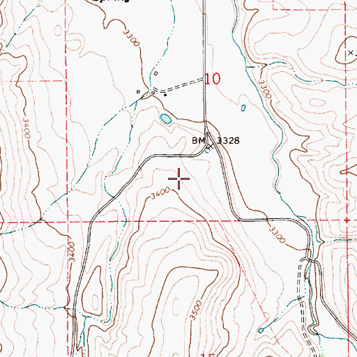 Topographic Map of Crane (historical), ID