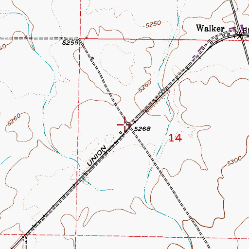 Topographic Map of Gale, ID