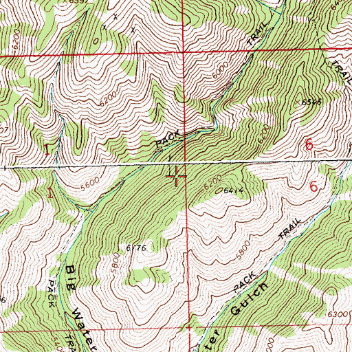 Topographic Map of Alturas County (historical), ID