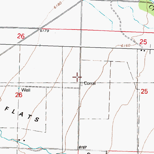 Topographic Map of Barton School, ID