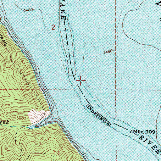 Topographic Map of Edwards Ferry (historical), ID