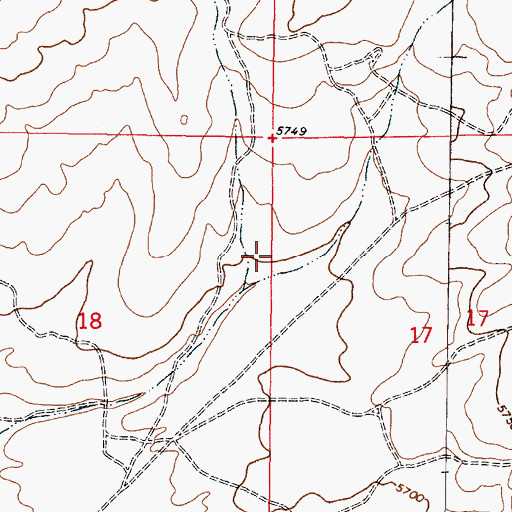 Topographic Map of United States Sheep Experiment Station, ID