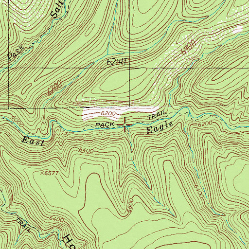 Topographic Map of East Eagle Trail Thirty-Three, AZ