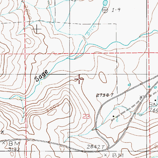 Topographic Map of Washington County, ID