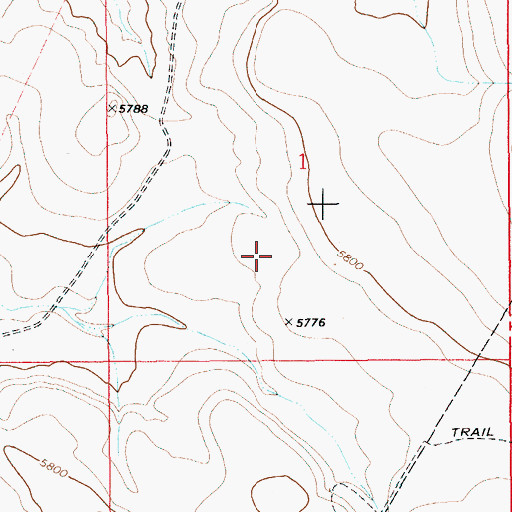 Topographic Map of Owyhee County, ID
